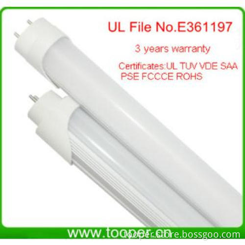 led fluorescent tube lamp UL TUV SAA PSE T8 28W 23W 20W 18W 10W